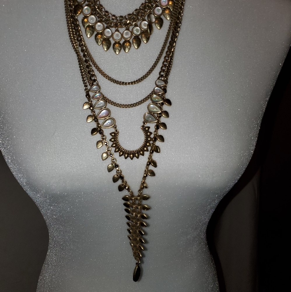 Lucky Brand layered necklace